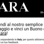 WhatsApp e la truffa del buono sconto Zara