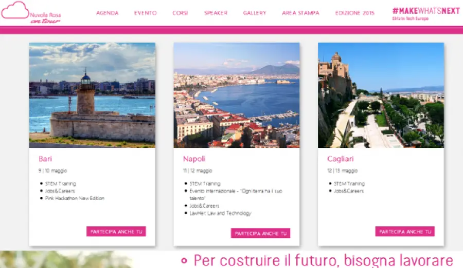 Nuvola rosa, la tecnologia per le ragazze