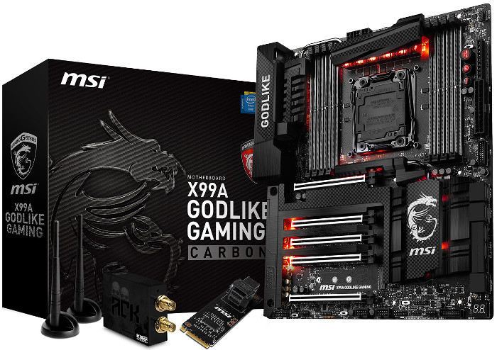 MSI X99A GODLIKE Gaming Carbon Edition, ottima scheda grafica